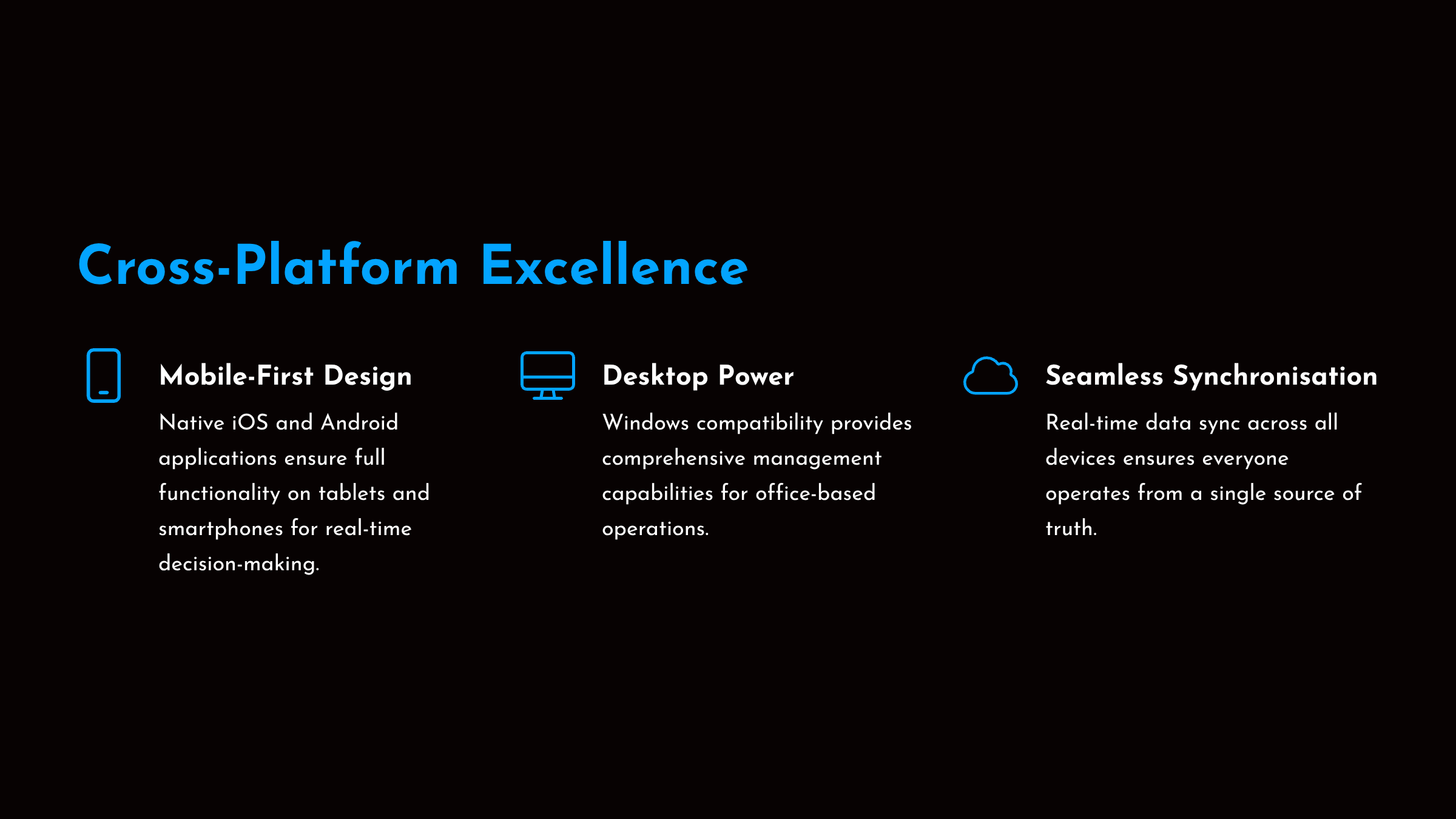 Cross-Platform Excellence