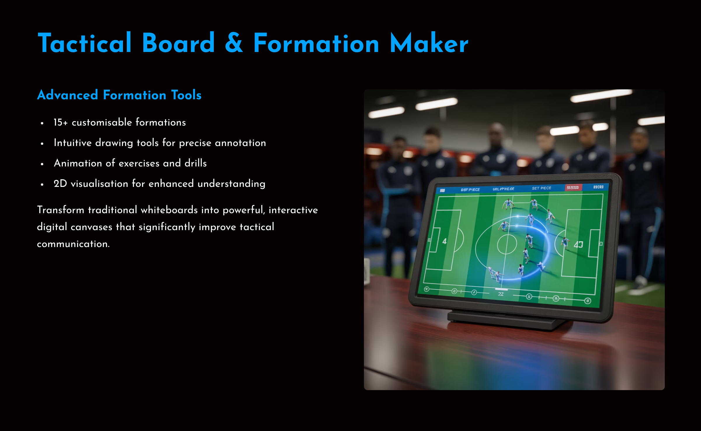 Tactical Board & Formation Maker